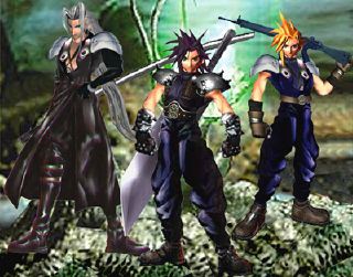 Sephiroth, Zack, & Cloud (by The Captain)